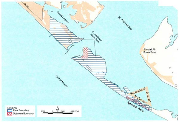 Map of Shell Island and Our Traditional Recreational Anchorage